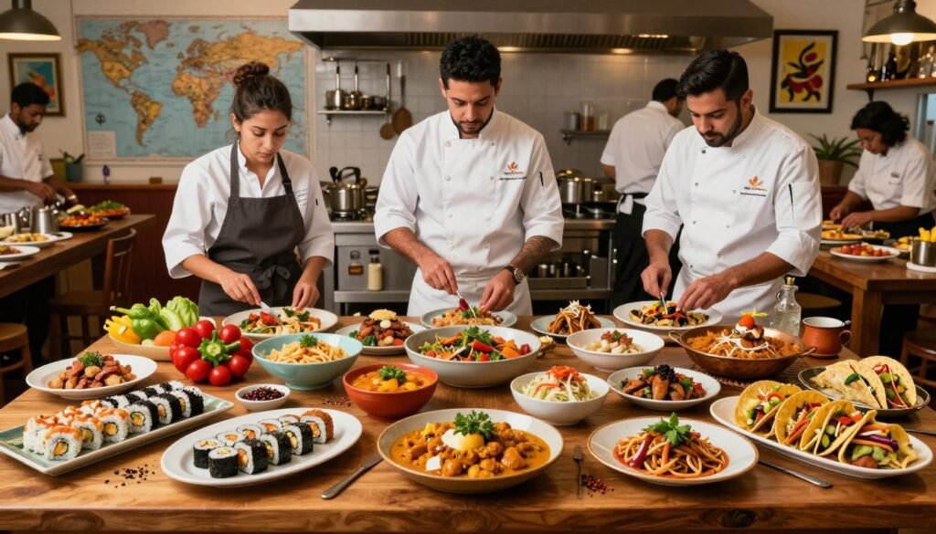 A Culinária Global: Estilos, Inovação e Impacto