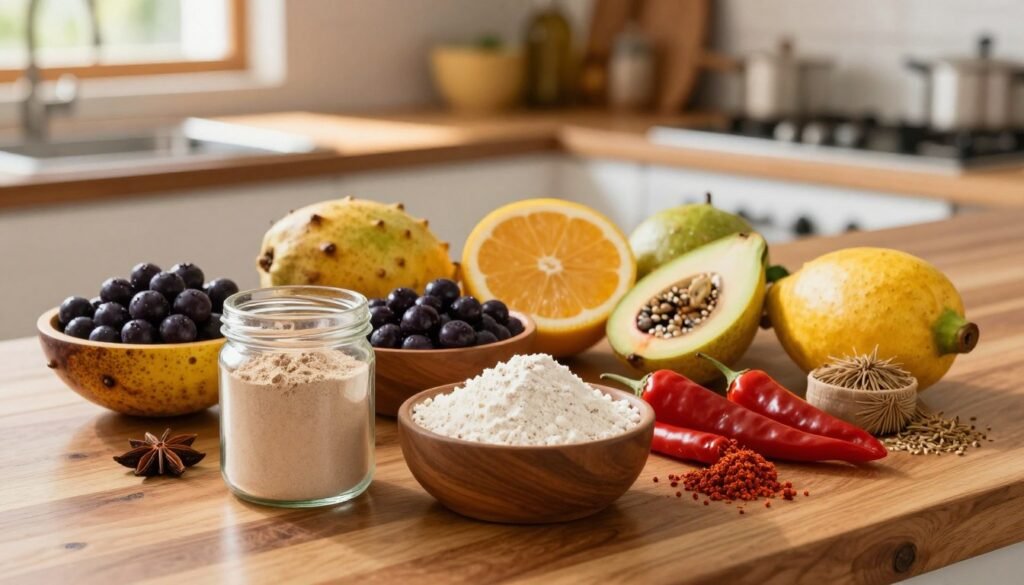 Substitutos brasileiros para ingredientes internacionais