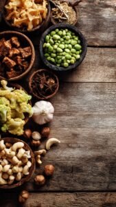 Ingredientes alternativos vegetarianos brasileiros carne de soja jaca verde grao de bico